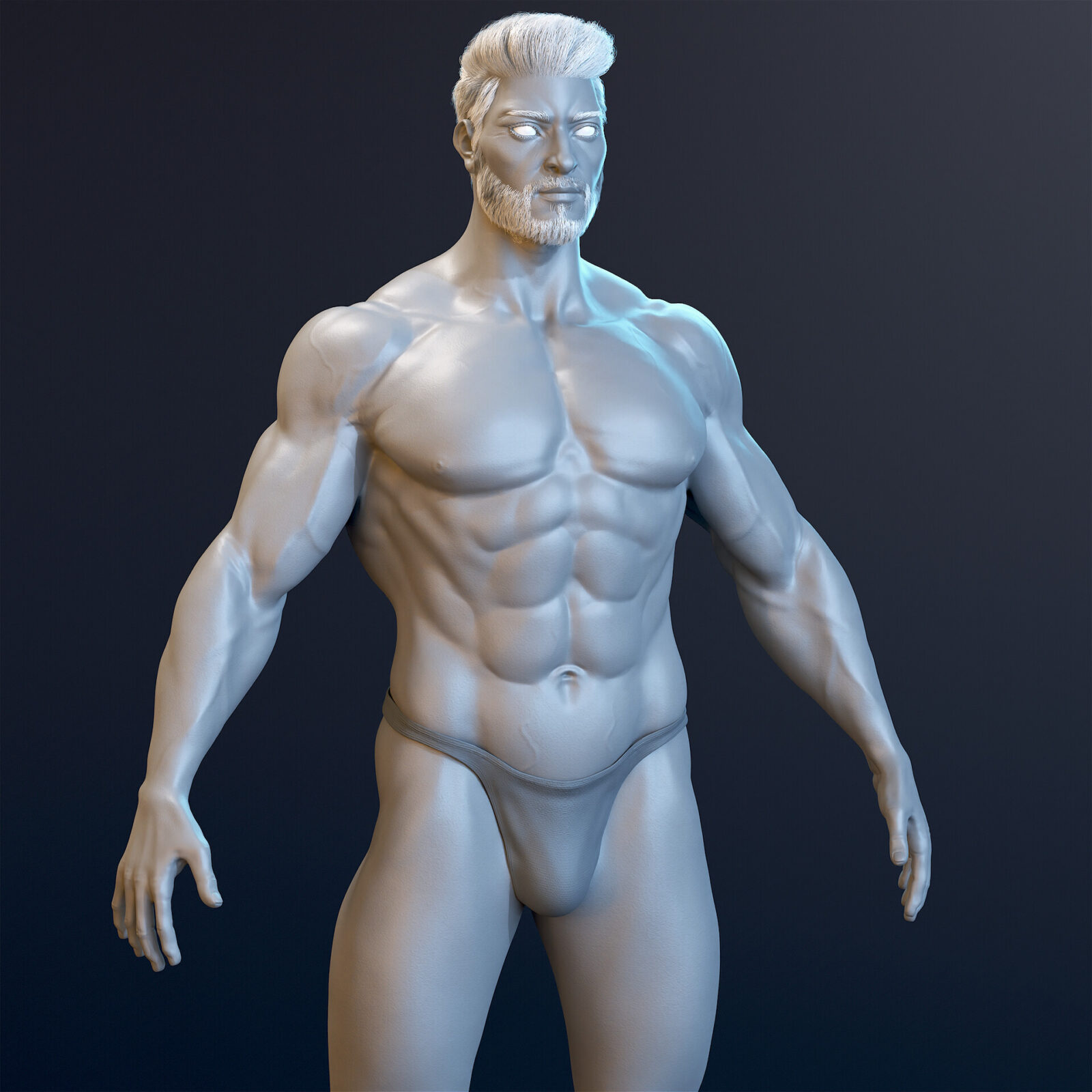 Anatomy and XGen Hair - Half Body shot by Sagor Hossen - 3D Game & Character Artist, Based in Bangladesh