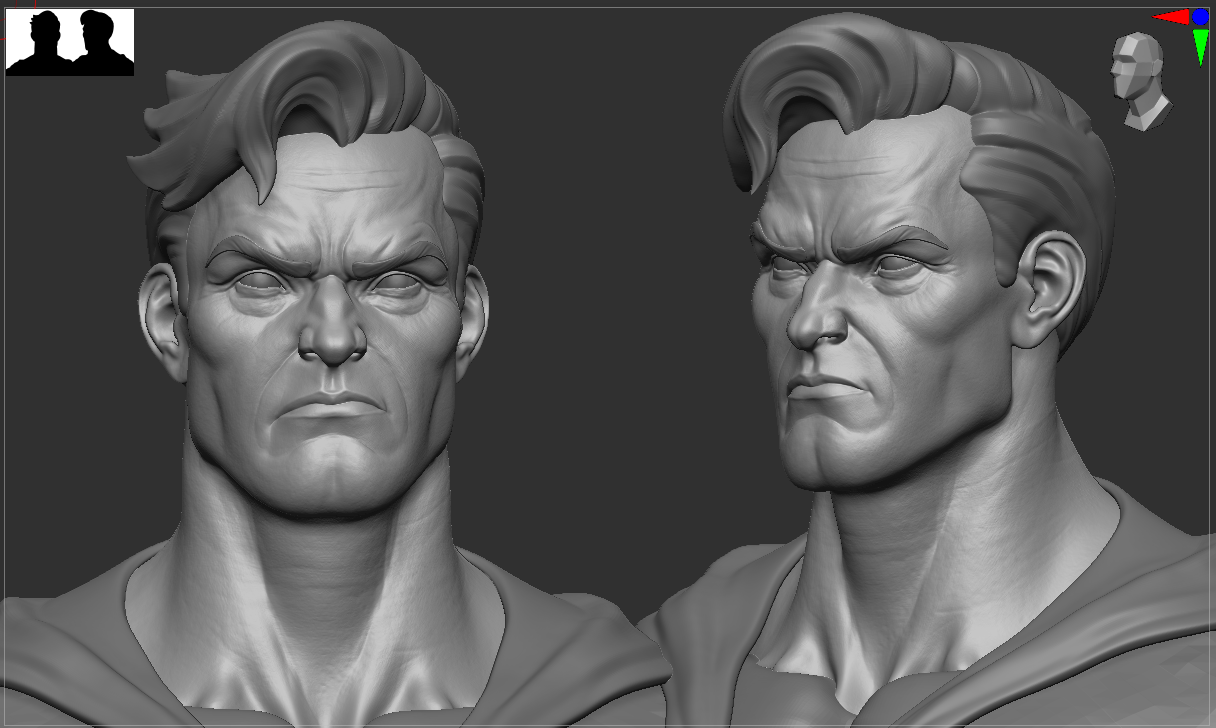 Quick Bust Sculpt in Zbrush
