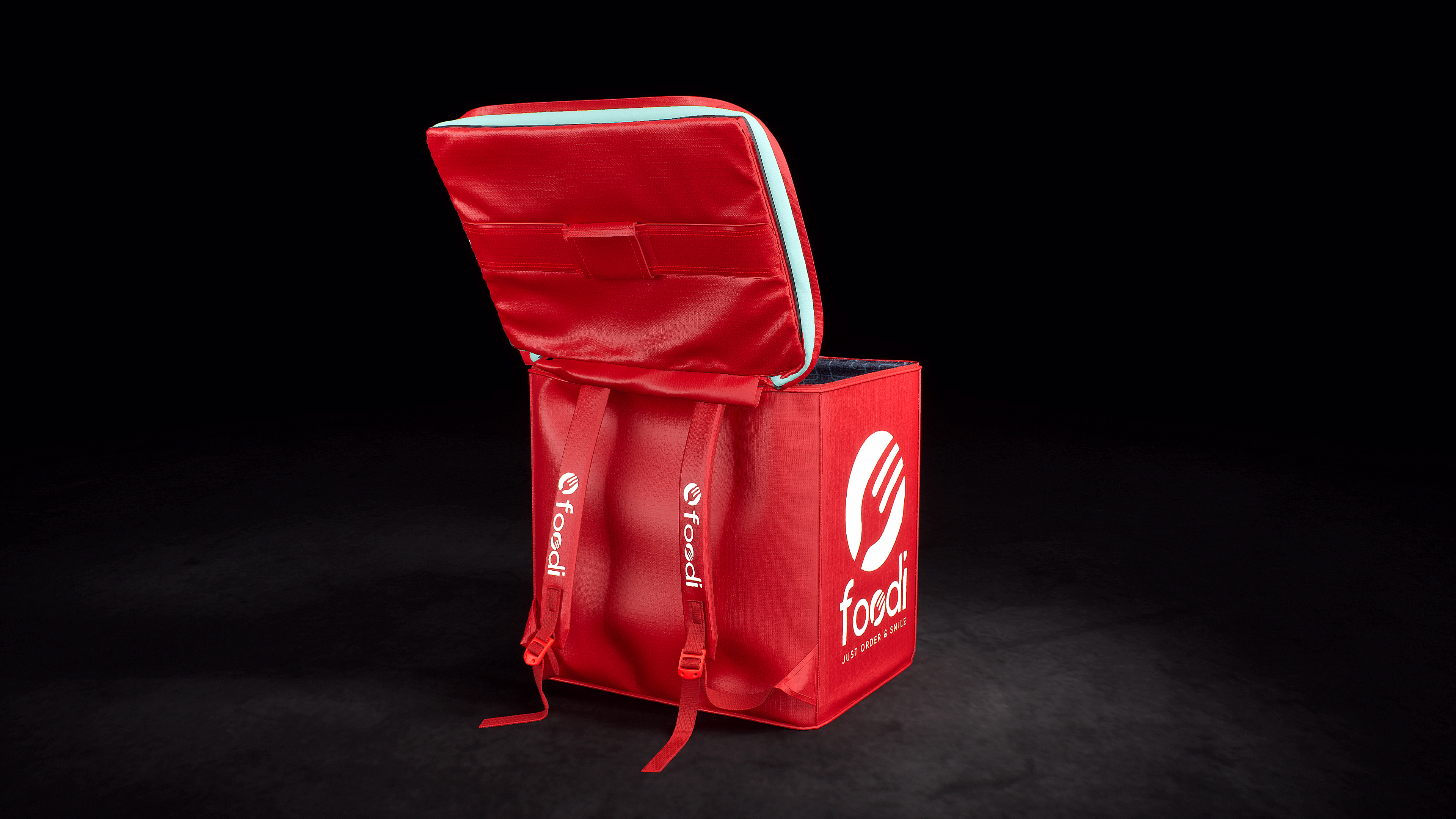 Back view of Food Delivery bag-by-Sagor-Hossen in Marvelous Designer